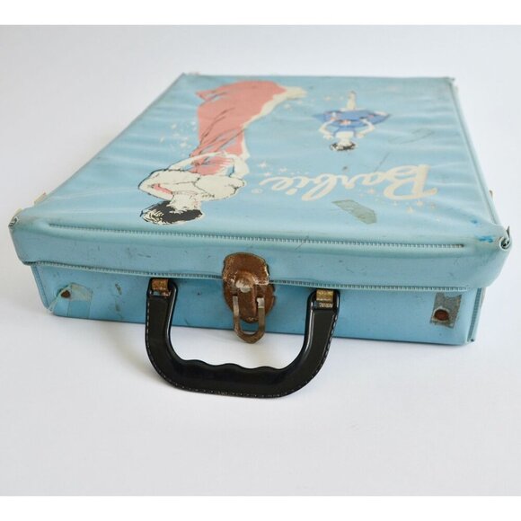 Vintage 1962 Barbie Ponytail Case Blue Mattel - Picture 5 of 7